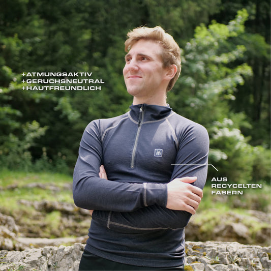 Tencel, Seaqual, Longsleeve, Vicona, Sportswear, nachhaltige Mode, nachhaltige Sportmode, Outdoor, Alpen, Alps, Austria, Österreich, Nature, Natur, faire Mode,