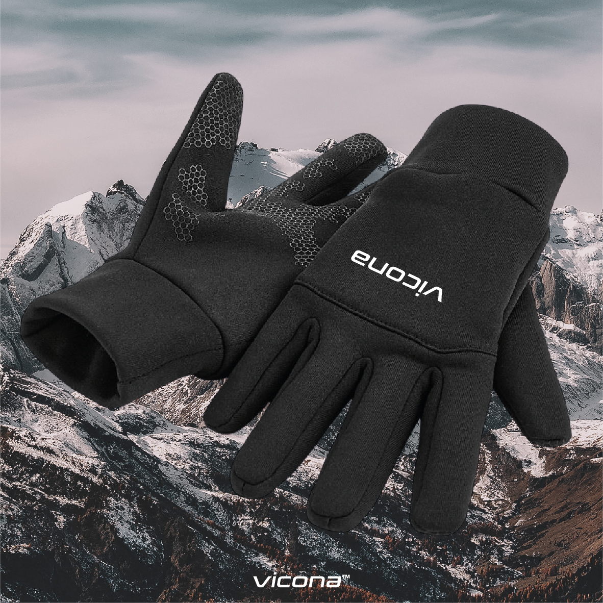 Vicona, Softshell Handschuh, Glove, warm, Winterhandschuh, Laufen, Wandern, Running, Hiking, Fitness Outdoor