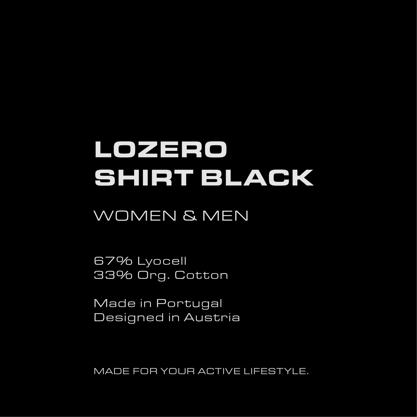LOZERO Shirt schwarz (Uni)