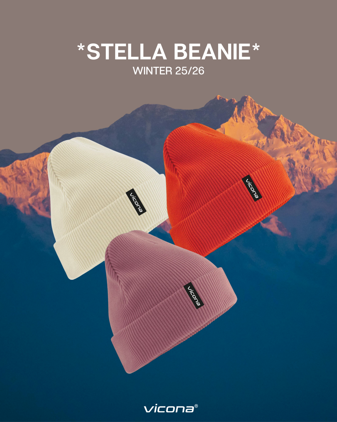 Stella Beanie rot