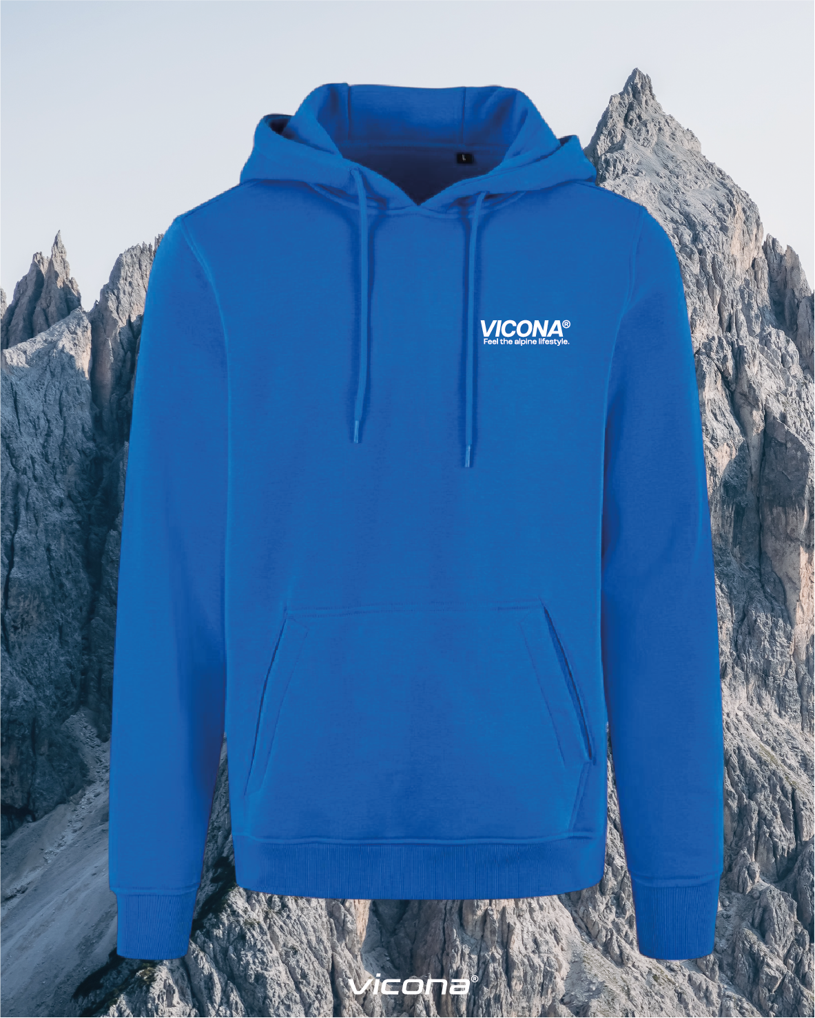 Valle Hoodie unisex - blau