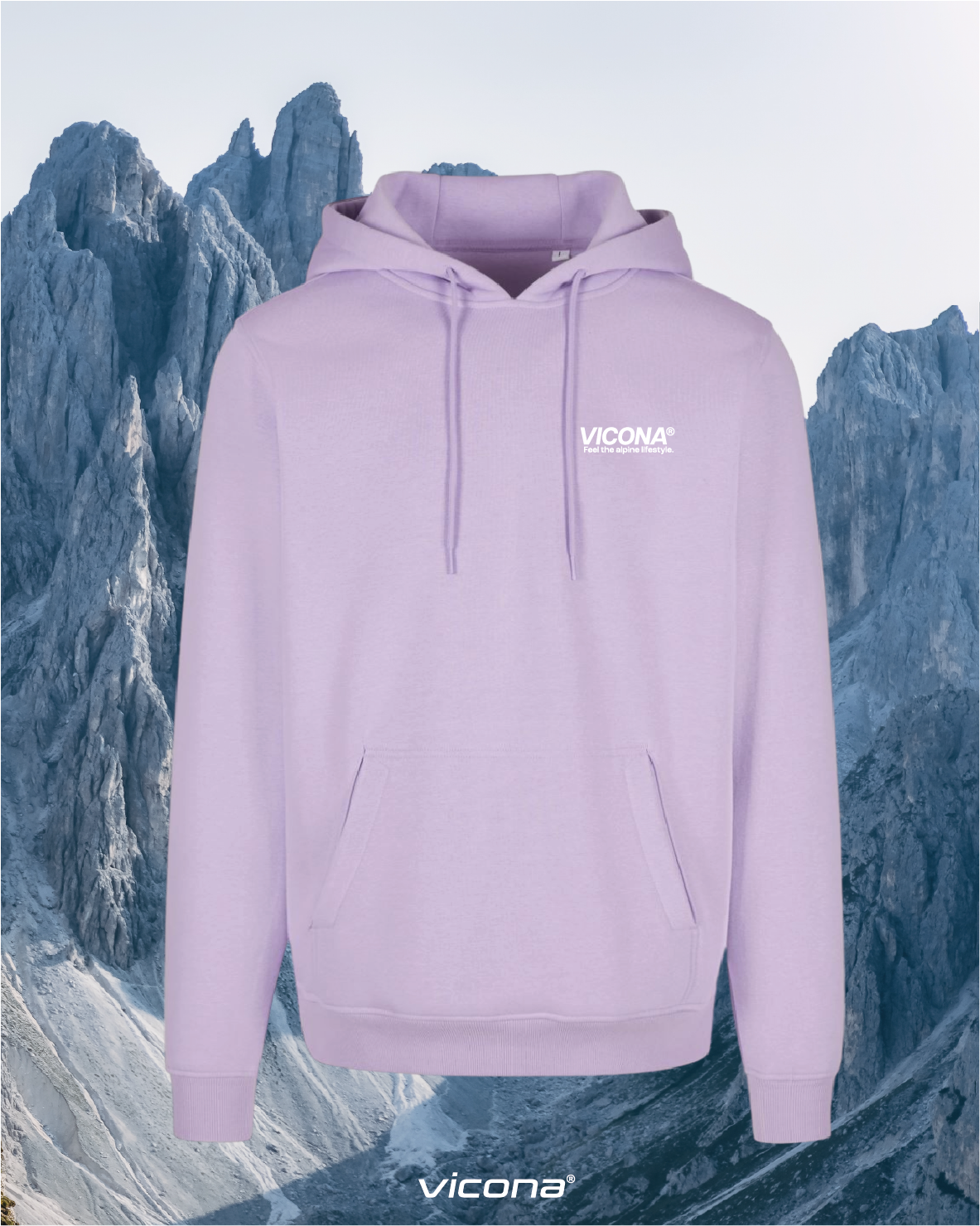 Valle Hoodie unisex - lila