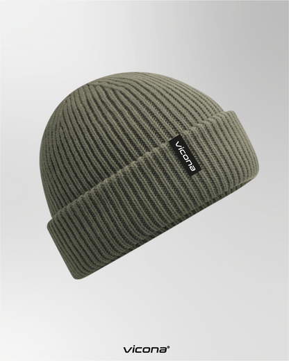 Monti Beanie olivgrün