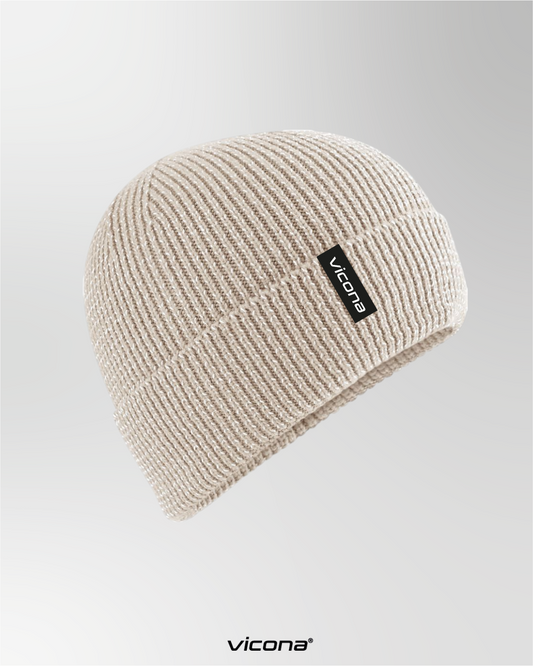 Visto Beanie reflektierend - beige