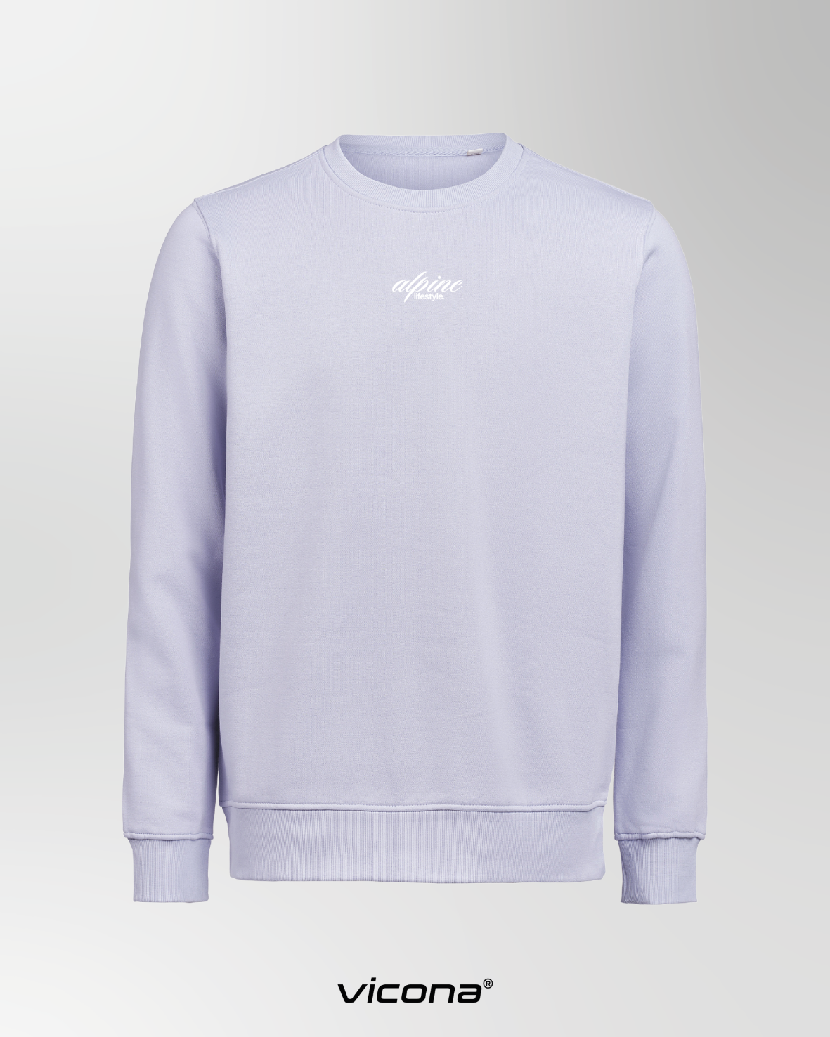 Nachhaltiger Winter Hoodie in lila für Damen und Herren