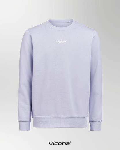 Nachhaltiger Winter Hoodie in lila für Damen und Herren