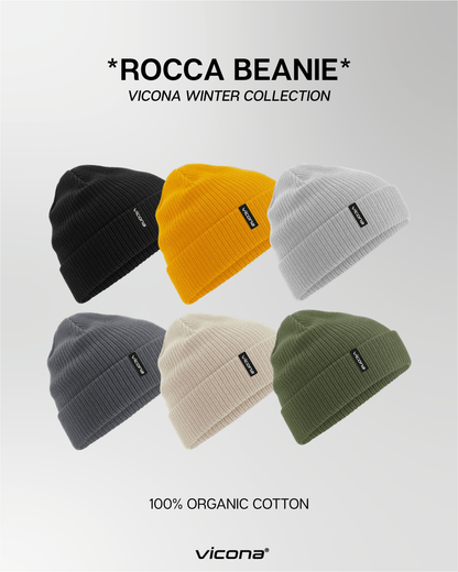Vicona Rocca Beanie aus organischer Baumwolle in sechs Farben