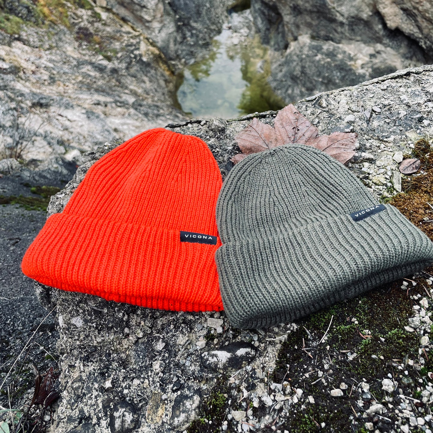 Monti Beanie olivgrün