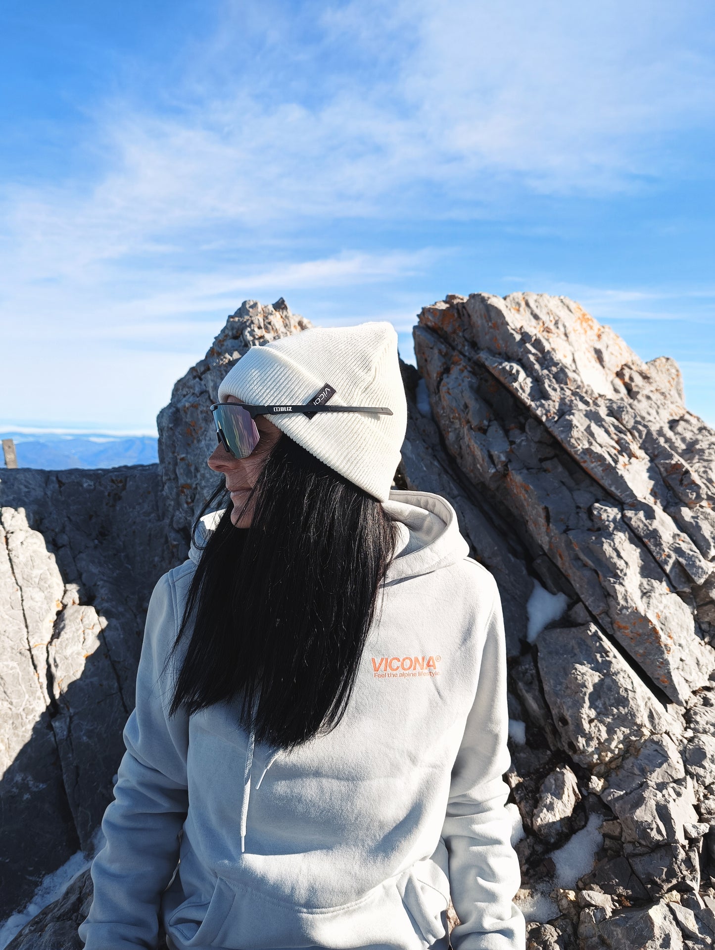 Valle Hoodie unisex - steingrau