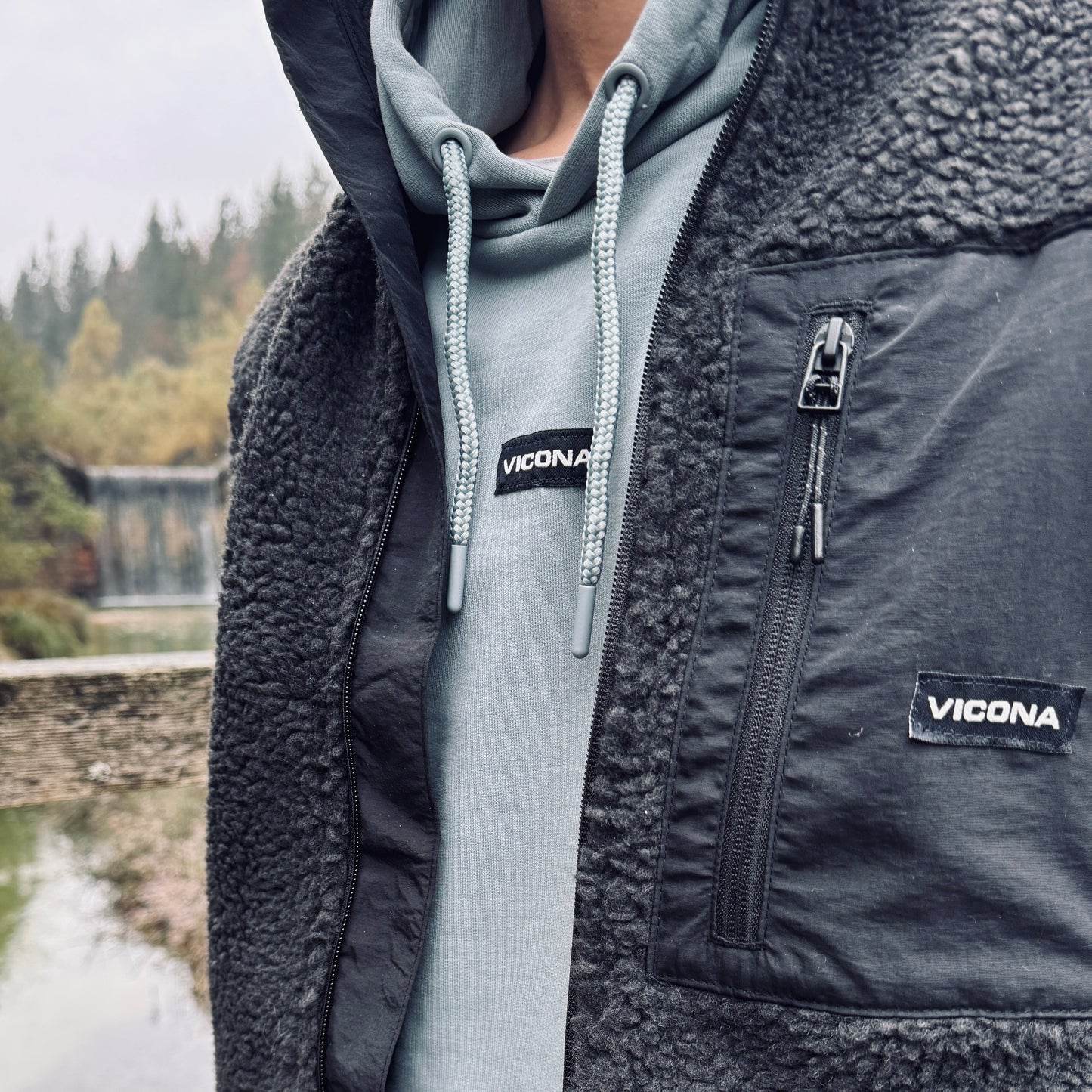 Rocca Hoodie aqua (Uni)