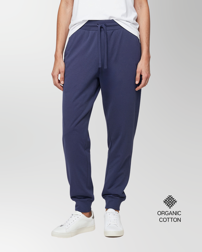 Vicona Sporthose aus Baumwolle in blau.