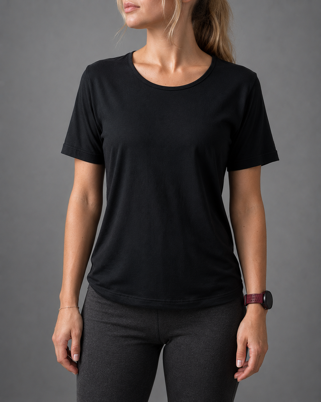Damen Shirt aus Kaschmir und Modal in schwarz, extrem weich