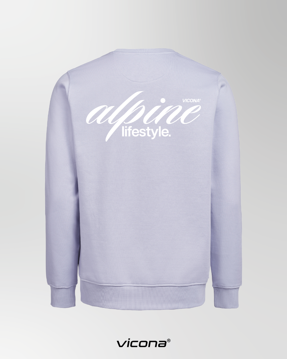 Lila Sweater Ansicht von hinten