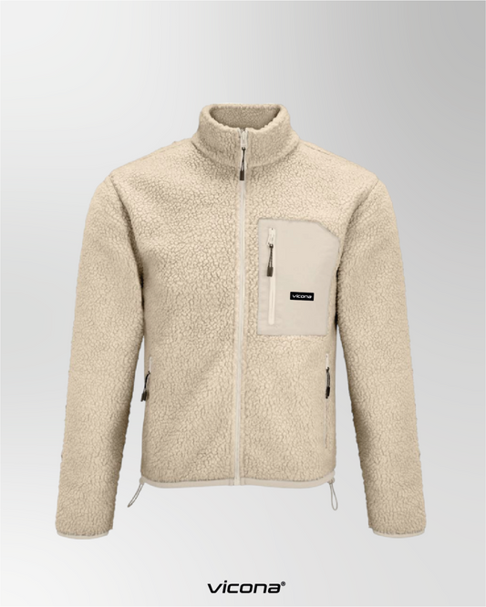 Monti Fleece Jacke beige (Uni)