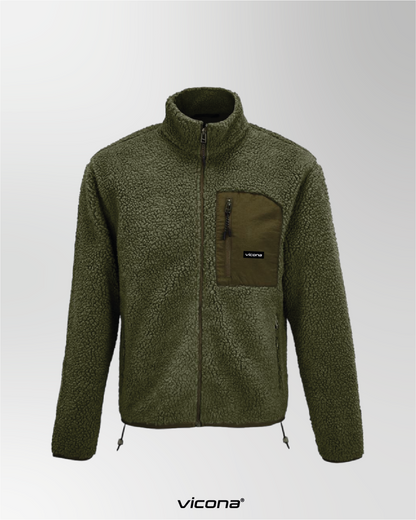 Monti fleece jacket green (Uni)
