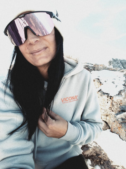 Valle Hoodie unisex - steingrau