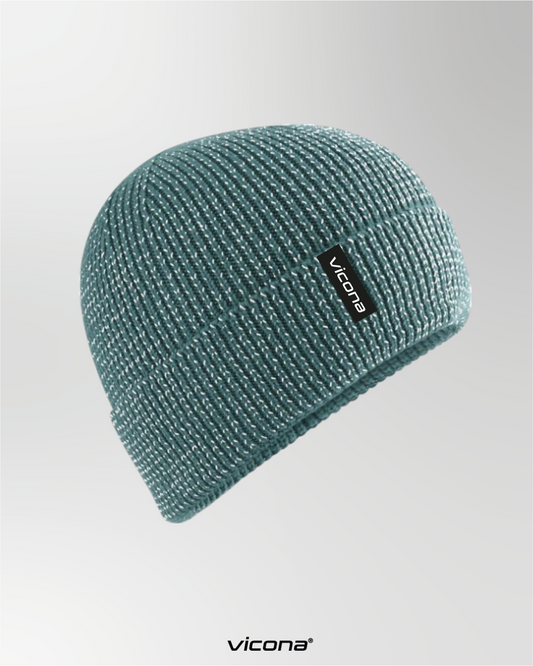 reflektierendes Beanie in marinegrün