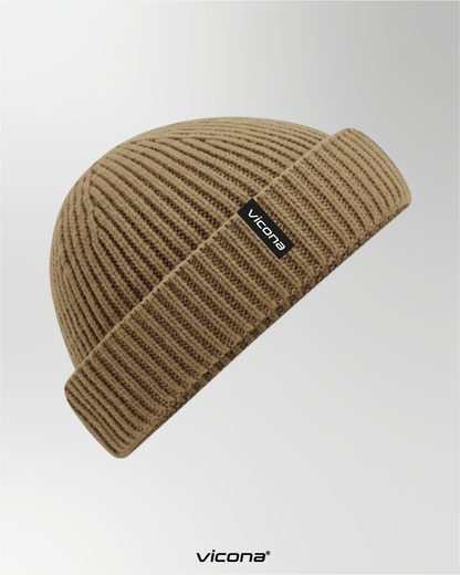 Fisher Beanie hellbraun von Vicona
