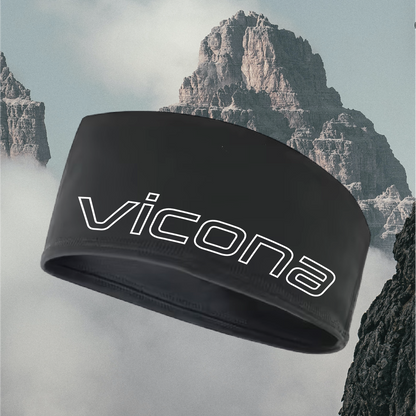 Vicona Stirnband aus zertifizierter Bio-Baumwolle, Laufen, Trailrun, Wandern