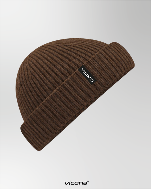 Braune Winter Mütze