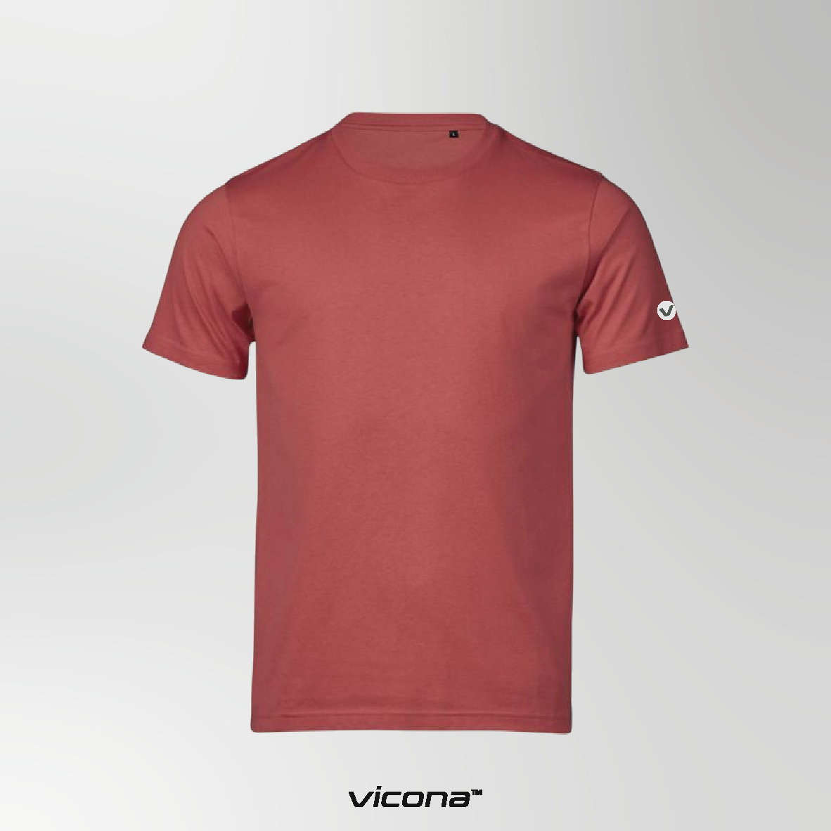 Vistar Organic Shirt cranberry (Uni)