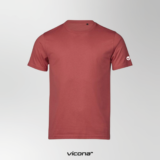 Vistar Organic Shirt cranberry (Uni)