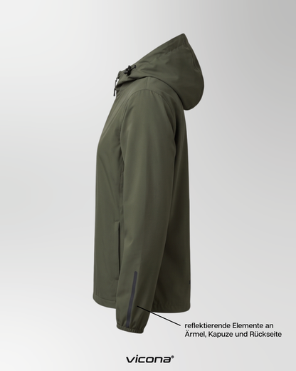 Wasserabweisendes Material, 5000mm Wassersäule schützt vor Wind und Regen, windjacke für outdoor sport