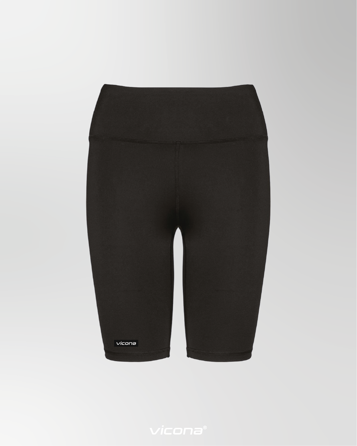 Brezza kurze Wander-Shorts für Damen in Schwarz, eng anliegender Leggings-Schnitt aus recyceltem Material, Laufen, Wandern, Trailrunning